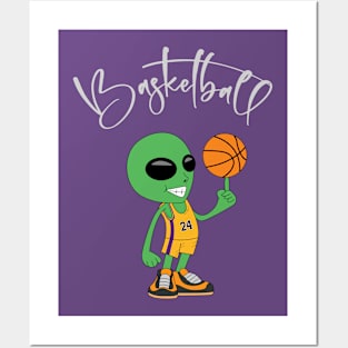 Alien Basketball Posters and Art